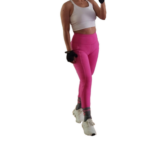 Lululemon Align High Rise Hot Pink Double Lined Leggings Sz 8